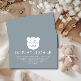 Hallo Baby Beer Display Douche Informatiekaartje