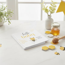 Hallo Baby Bij: Zoete Baby Shower Servetten
