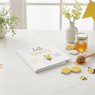 Hallo Baby Bijen: servetten van zoet Baby shower