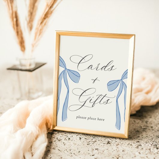 Hallo Baby Blue Parijs Eiffeltoren Kaarten & Cadea Poster