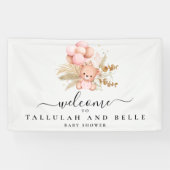 Hallo Baby Boho Beer Douche Spandoek (Horizontaal)