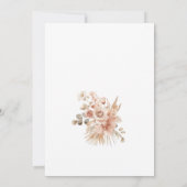 Hallo Baby Boho Herfst Genderneutraal Baby shower Kaart (Achterkant)