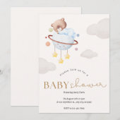 Hallo Baby | Boho Kleren Meisje Budget Baby Shower Kaart (Voorkant / Achterkant)