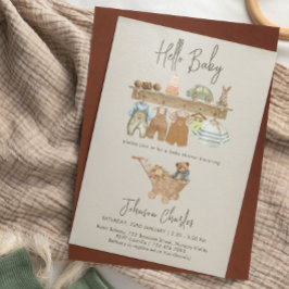 Hallo Baby Boho Kwekerij Schattige Neutraal Baby s Kaart