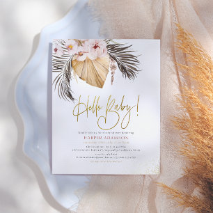 hallo Baby   Boho Pampas Grass & Dried Palm Budget