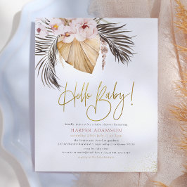 Hallo Baby | Boho Pampasgras & Gedroogde Palm Budg