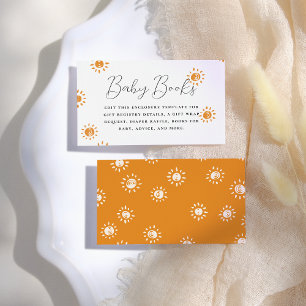 Hallo Baby   Boho Sunshine Baby shower Informatiekaartje