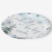 Hallo Baby Bord Winter Wonderland (Gekanteld)