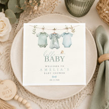 Hallo Baby Boy Waskleine Baby Shower