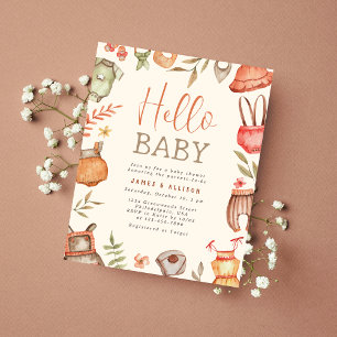 Hallo Baby Budget Herfst Boho Kleding Baby shower