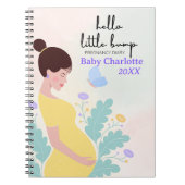 Hallo Baby Bump zwangerschapsdagboek Notitieboek (Voorkant)