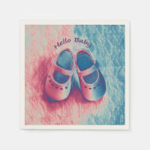 hallo Baby - charmant Servet (Voorkant)