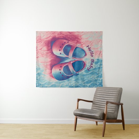 hallo Baby - charmant Wandkleed (In Situ (horizontaal))