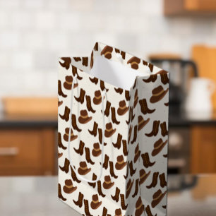 Hallo Baby! Cowboy Western Baby Shower Medium Cadeauzakje