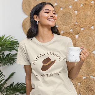 Hallo Baby! Cowboy Western Baby Shower T-shirt
