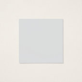 Hallo Baby Crème Pastel Gedroogde Bloemen Vierkante Visitekaartjes (Achterkant)