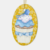hallo Baby Cupcake! Keramisch Ornament (Links)