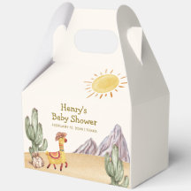 Hallo Baby Desert Cactus Llama Cowboy Baby shower