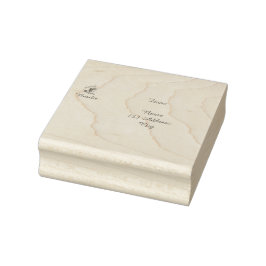 Hallo Baby Eenhoorn Rubberstempel