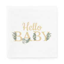 Hallo Baby Eucalyptus Napkins