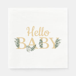 Hallo Baby Eucalyptus Napkins Servet
