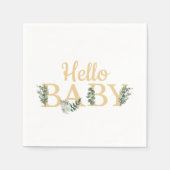 Hallo Baby Eucalyptus Servet (Voorkant)