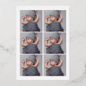 hallo Baby Fotogeboorte Aankondiging Modern Elegan (Achterkant)