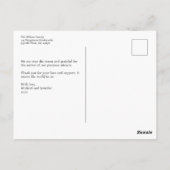 Hallo Baby Geboorteaankondiging Briefkaart (Achterkant)
