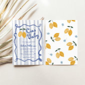 Hallo Baby Lemon Boys Baby shower Kaart