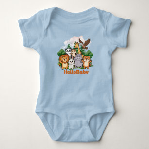 Hallo Baby Lieve Bosdieren Babykamer Baby Show Romper
