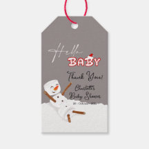 Hallo Baby Lieve Sneeuwman Baby Shower