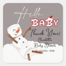 Hallo Baby Lieve Sneeuwman Baby Shower