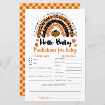 Hallo Baby Meisje Pompoen Geslacht Neutrale voorsp