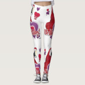 hallo Baby met hart Leggings (Voorkant)