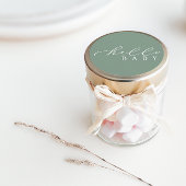 Hallo Baby Minimalistisch script Baby shower Ronde Sticker