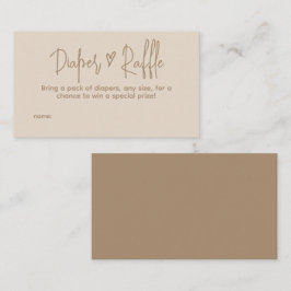 Hallo Baby Minimalistische Geslacht Neutrale Luier Informatiekaartje