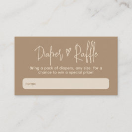 Hallo Baby Minimalistische Geslacht Neutrale Luier Informatiekaartje