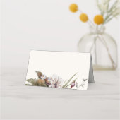 HALLO BABY | Minimalistische Sage & Ivoor Welkom Plaatskaartje (Achterkant)