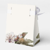 HALLO BABY | Minimalistische salie & ivoor Bedankdoosjes (Achterkant)