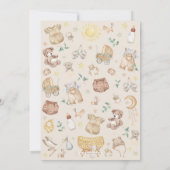 Hallo Baby Modern Boho Baby Kleren Neutrale Douche Kaart (Achterkant)