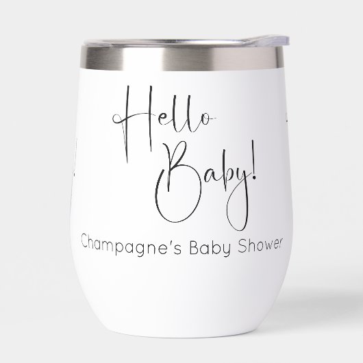 Hallo Baby Modern Script-Baby shower (Links)