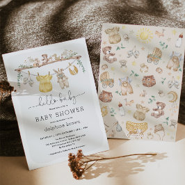 Hallo Baby | Moderne Boho babykleding douche Kaart