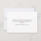 hallo Baby | Moderne drie foto's nieuwe baby Bedankkaart (Achterkant)