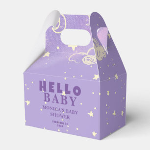 hallo Baby Paars Dream Baby shower Bedankdoosjes