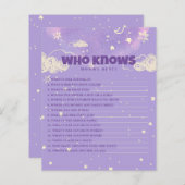 hallo Baby Paarse droom die mama Baby kent (Voorkant / Achterkant)