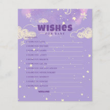 hallo Baby Paarse droom wil Baby shower