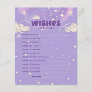 hallo Baby Paarse droom wil Baby shower