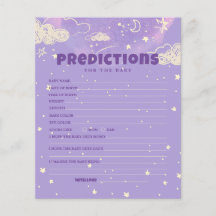 hallo Baby Paarse droomvoorspelling voor Baby show