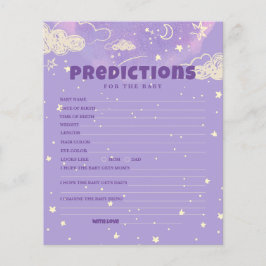 hallo Baby Paarse droomvoorspelling voor Baby show