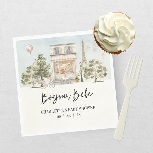 Hallo Baby Parijs Franse Babyborrel Servet